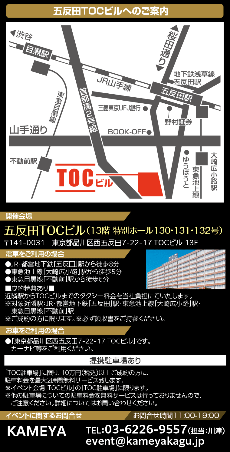 五反田TOCビルへのアクセス